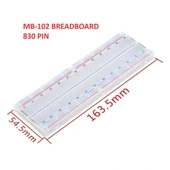 Büyük Boy Breadboard 830 Pin MB-102 thumbnail 1