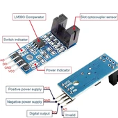 LM393 Kızılötesi Motor Hız Sensör Modülü thumbnail 8