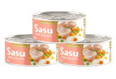 Sasu Basmati Pirinçli Ton Salata 6x160 gr İri Parça thumbnail 1