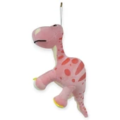 Sevimli Peluş Dinazor Turko Dino 35 cm - Pembe - 1 ADET thumbnail 3