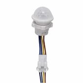 220V Hareket Pır Sensörü - Otomatik Lamba Sensörü 25cm Kablolu thumbnail 4