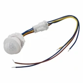 220V Hareket Pır Sensörü - Otomatik Lamba Sensörü 25cm Kablolu thumbnail 7