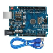 Arduino Uno R3 Ch340 Chip + Usb Kablo thumbnail 2