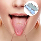 Dil Plağı Temizleme Aparatı - Dil Bakır Oil Pulling thumbnail 1