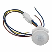 220V Hareket Pır Sensörü - Otomatik Lamba Sensörü 25cm Kablolu thumbnail 1