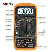 Aneng AN8205C Dijital Multimetre (Sarı) thumbnail 3