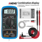 Aneng AN8205C Dijital Multimetre (Mavi) thumbnail 2