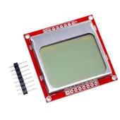 Nokia 5110 LCD Ekran - Kırmızı PCB thumbnail 1