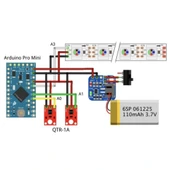 QTR-1A Kızılötesi Sensör Çifti (2 Parça) - PL-2458 thumbnail 8