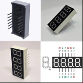 9.2mm 4lü 7 Segment Display Ekran Kırmızı Ortak Anot thumbnail 5