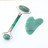 Aventurin Gua Sha & Roller Set thumbnail 1