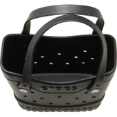 Crocs MEDIUM EVA TOTE Çanta CRCZFB0002 CRC.BLACK thumbnail 3