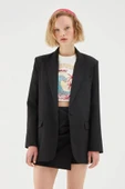 Quzu Oversize Kadın Blazer Ceket thumbnail 3