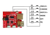 MP3 Kumandalı Bluetooth Amfi Devresi SD Kart + USB thumbnail 3
