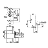 IC-258F DC Jak 2.1mm Kulaklı Tip thumbnail 3