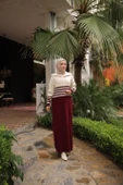 KAMYONCU YAKA ÇİZGİLİ TRİKO ELBİSE thumbnail 1