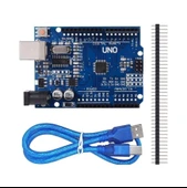 Arduino Uno R3 SMD CH340 Chip (USB Kablo Hediye) thumbnail 1