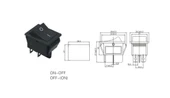 IC-106 Geniş Işıksız Anahtar ON-OFF thumbnail 2