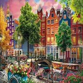 20793 PUZZLE 1000 BEAUTİFUL SUNSET İN AMSTERDAM thumbnail 2