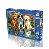 31503 FEARLESS PUPPIES 100 PARÇA PUZZLE thumbnail 1