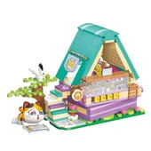 KP28018 Keeppley Lovely Street - Calico Cat Comic House 324 Parça Yapım Seti thumbnail 3