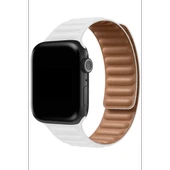Newface Apple Watch 42mm Loop Kordon - Beyaz thumbnail 3