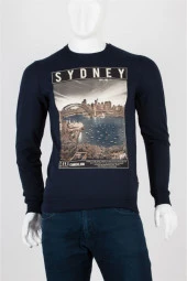 Sidney Unisex Pamuklu Slim Fit Sweatshirt Medium thumbnail 4