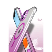 Apple İphone 12 Glossy Magsafe Kapak - Mavi thumbnail 3