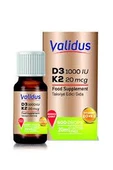 Validus Vitamin D3 + Vitamin K2 Drops 20 ml thumbnail 1
