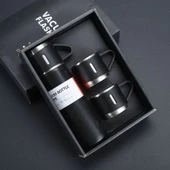 Paslanmaz Çelik Bardaklı Termos Seti 500 ML thumbnail 3