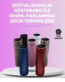 250ml LED Ekranlı Paslanmaz Çelik Akıllı Termos thumbnail 1