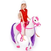Jasmine Atlı Bebek Beyaz-Pembe thumbnail 3