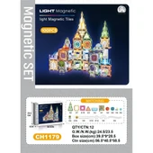 7.5CM Işıklı Magnetic Blok 100 Parça thumbnail 1