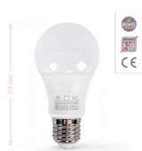 Ack Led Ampul 9W E27 Günışığı thumbnail 3