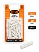 No:8 Plastik Dübel 50 Adet thumbnail 1