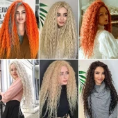 Nice Bulk Afro Su Dalgası / Koyu Kestane thumbnail 3