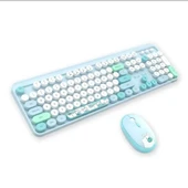 Hello Bear Mavi Klavye Mouse Set thumbnail 2