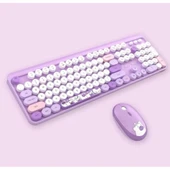 Hello Bear Mor Klavye Mouse Set thumbnail 2