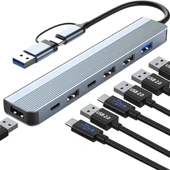 Type-C Usb 7In1 3.0 Hub ZR1055 thumbnail 1