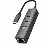 Type-C To 2 Type- Usb Gigabit Ethernet ZR1207 thumbnail 2