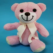 Pembe Peluş Atkılı Oyuncak Ayıcık thumbnail 2