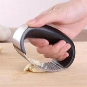 Yeni Sarımsak Ezici Paslanmaz Çelik Garlic Press thumbnail 3
