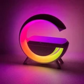 Kablosuz Şarj Standlı RGB Hoparlör thumbnail 4