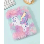 Unicorn Tasarımlı Peluş Hatıra Defteri thumbnail 2
