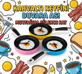 Tava Konseptli Duvar Saati thumbnail 3
