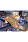 Sesli Kükreyen Aslan Peluş 30 Cm thumbnail 3
