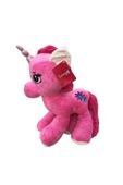 Peluş Boynuzlu At 45  cm Pembe thumbnail 2