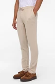 Siyah Slim Düz Jogger Pantolon thumbnail 5