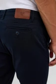 Siyah Slim Fit Armürlü Pantolon thumbnail 12