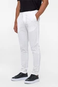 Beyaz Slim Armürlü Jogger Pantolon thumbnail 6